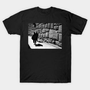 Vintage photo of Wall at Cusco T-Shirt